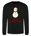 Свитшот Merry Christmas Сніговик Черный Свитшот Merry Christmas Сніговик Черный фото