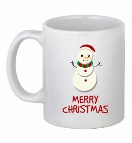 Чашка керамическая Merry Christmas Сніговик Чашка керамическая Merry Christmas Сніговик