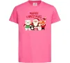 Детская футболка Merry Christmas Колекція Ярко-розовый фото
