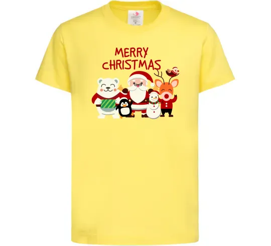 Детская футболка Merry Christmas Колекція Лимонный фото