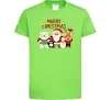 Детская футболка Merry Christmas Колекція Лаймовый фото
