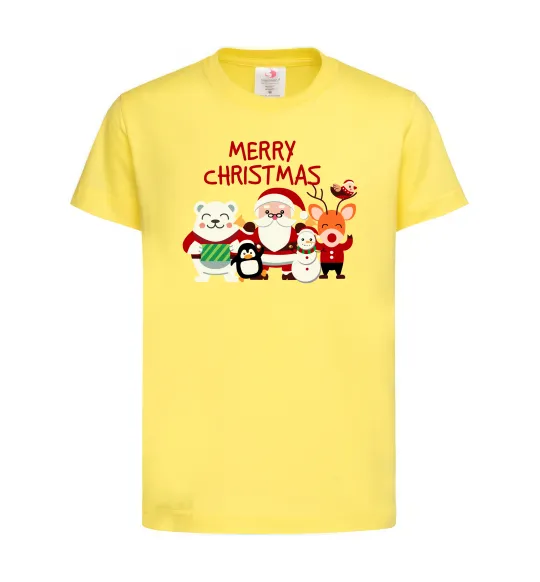 Детская футболка Merry Christmas Колекція Лимонный фото