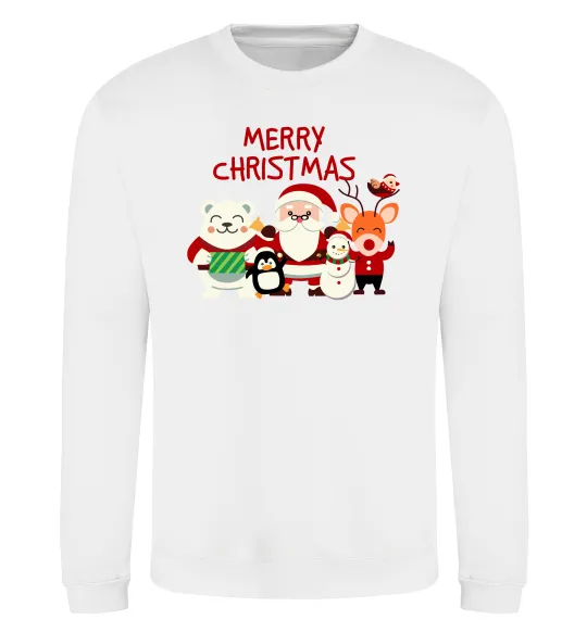 Свитшот Merry Christmas Колекція Белый фото