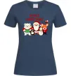 Женская футболка Merry Christmas Колекція Темно-синий Женская футболка Merry Christmas Колекція Темно-синий фото