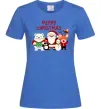 Женская футболка Merry Christmas Колекція Ярко-синий Женская футболка Merry Christmas Колекція Ярко-синий фото