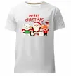 Чоловіча преміум футболка Merry Christmas Колекція Білий Чоловіча преміум футболка Merry Christmas Колекція Білий фото