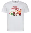 Мужская футболка Merry Christmas Колекція Белый фото