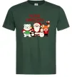 Мужская футболка Merry Christmas Колекція Темно-зеленый фото