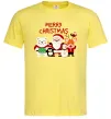 Мужская футболка Merry Christmas Колекція Лимонный фото