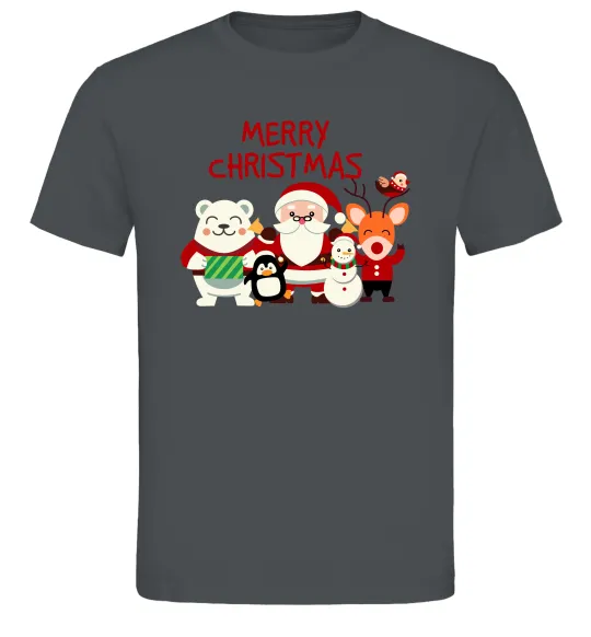 Мужская футболка Merry Christmas Колекція Графит фото