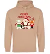 Мужская толстовка (худи) Merry Christmas Колекція Песочный Мужская толстовка (худи) Merry Christmas Колекція Песочный фото