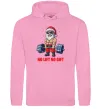 Мужская толстовка (худи) No lift, no gift Розовый фото