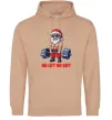 Женская толстовка (худи) No lift, no gift Песочный фото