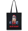 Эко-сумка No lift, no gift Черный Эко-сумка No lift, no gift Черный фото