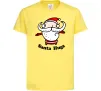 Дитяча футболка Santa hugs Лимонний фото