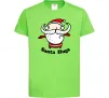 Дитяча футболка Santa hugs Лаймовий фото