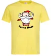 Чоловіча футболка Santa hugs Лимонний Чоловіча футболка Santa hugs Лимонний фото