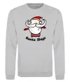 Свитшот Santa hugs Серый меланж Свитшот Santa hugs Серый меланж фото