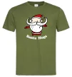 Чоловіча футболка Santa hugs Оливковий Чоловіча футболка Santa hugs Оливковий фото