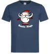 Чоловіча футболка Santa hugs Темно-синій Чоловіча футболка Santa hugs Темно-синій фото