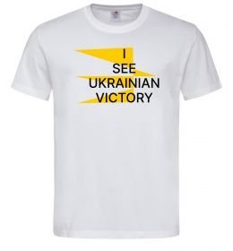 Мужская футболка I see Ukrainian victory Мужская футболка I see Ukrainian victory