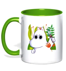 Чашка с цветной ручкой Чашка с цветной ручкой