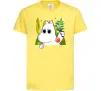 Дитяча футболка Мумі-троль з ножиком Лимонний Дитяча футболка Мумі-троль з ножиком Лимонний фото