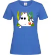 Женская футболка Мумі-троль з ножиком Ярко-синий фото