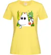 Женская футболка Мумі-троль з ножиком Лимонный фото