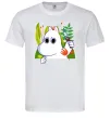 Мужская футболка Мумі-троль з ножиком Белый фото