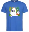Мужская футболка Мумі-троль з ножиком Ярко-синий фото