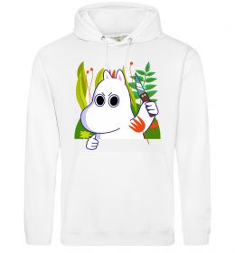 Чоловіча толстовка (худі) Мумі-троль з ножиком