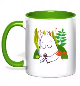 Чашка с цветной ручкой