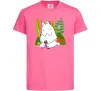 Дитяча футболка Мумі-троль Яскраво-рожевий Дитяча футболка Мумі-троль Яскраво-рожевий фото