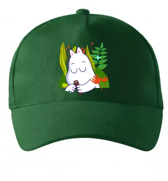 Кепка Мумі-троль Темно-зеленый фото