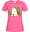 Жіноча футболка Мумі-троль Яскраво-рожевий фото