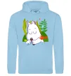 Мужская толстовка (худи) Мумі-троль Голубой фото