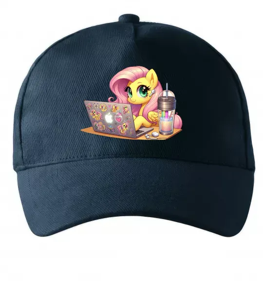 Кепка Поні Флаттершай Темно-синий фото