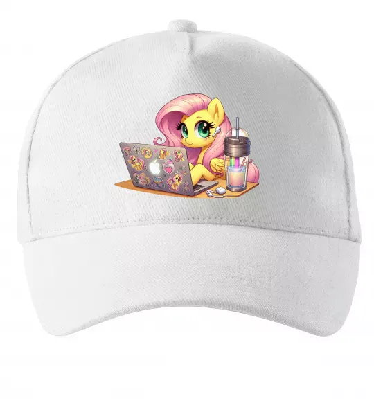 Кепка Поні Флаттершай Белый фото