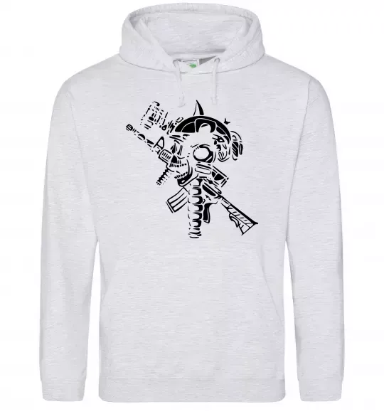 Жіноча толстовка (худі) Military Сірий меланж фото