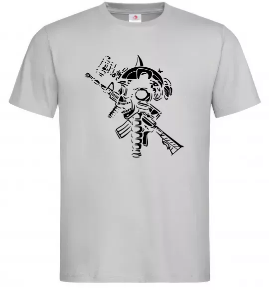 Мужская футболка Military Серый фото