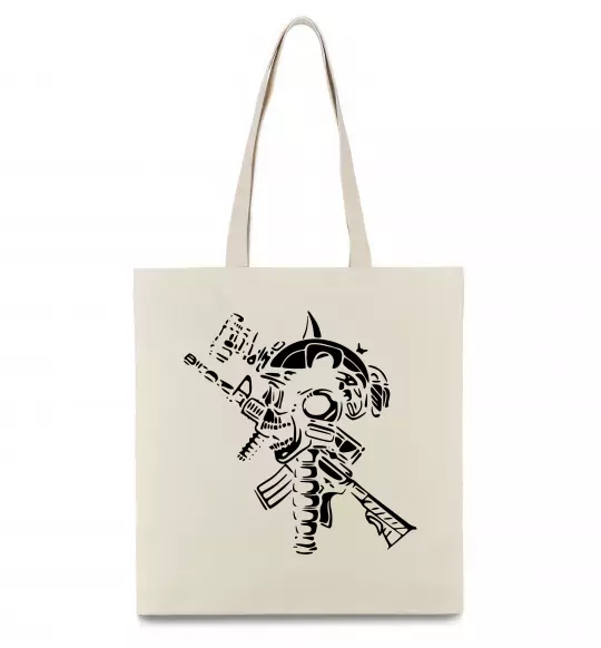 Еко-сумка Military Бежевий фото