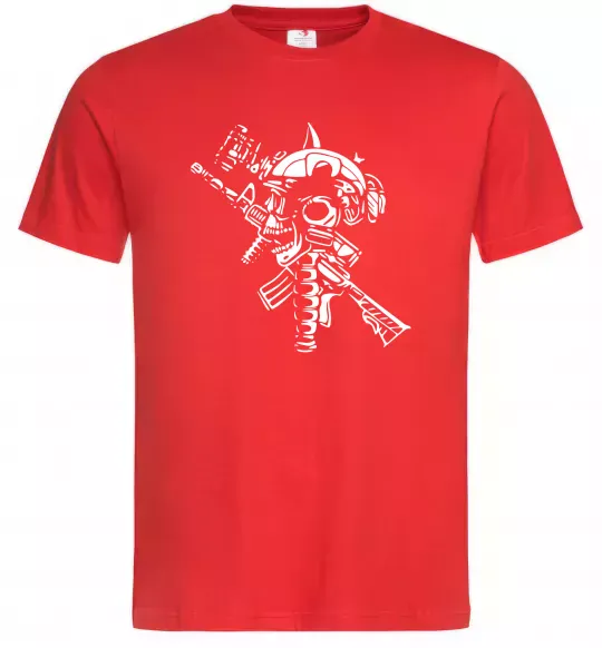 Мужская футболка Military Красный фото