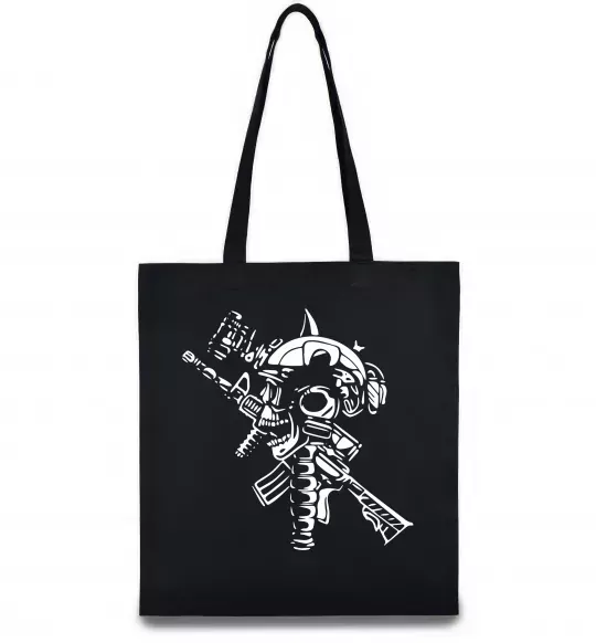 Еко-сумка Military Чорний фото