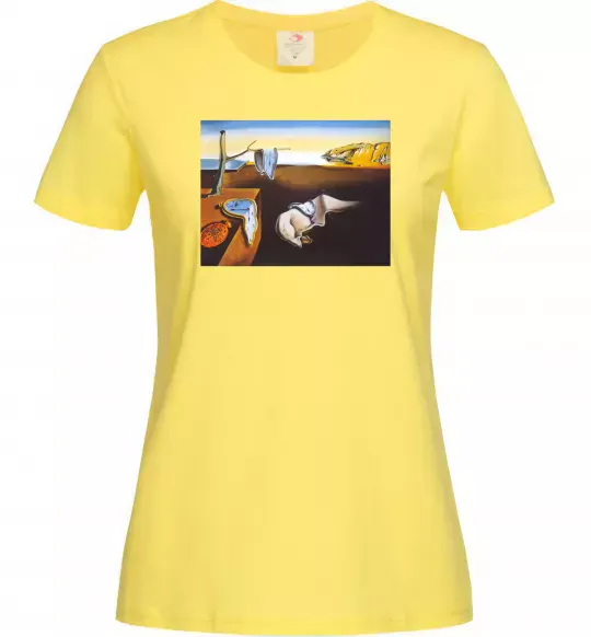 Женская футболка Постійність пам'яті Лимонный фото