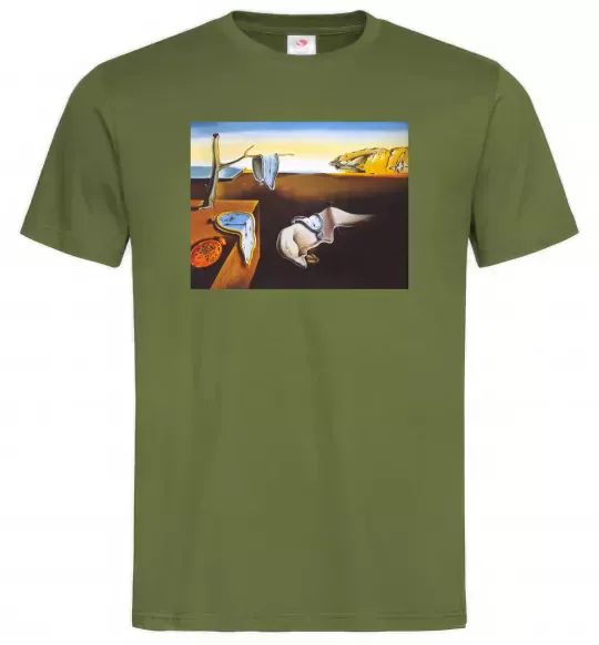 Мужская футболка Постійність пам'яті Оливковый фото