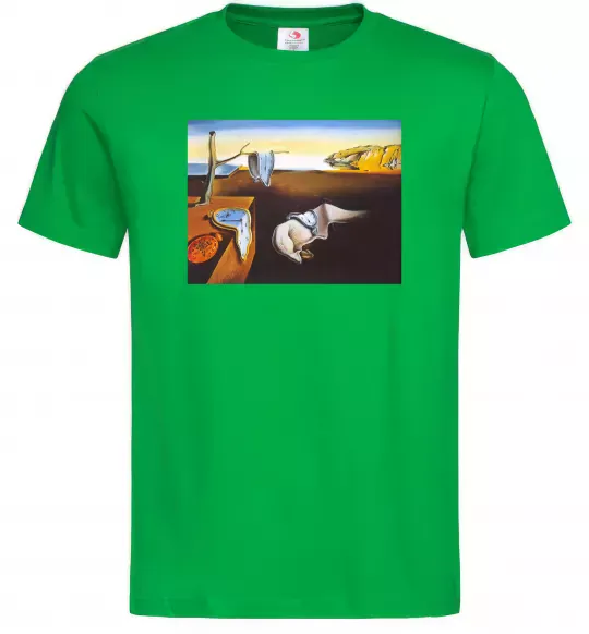 Мужская футболка Постійність пам'яті Зеленый фото