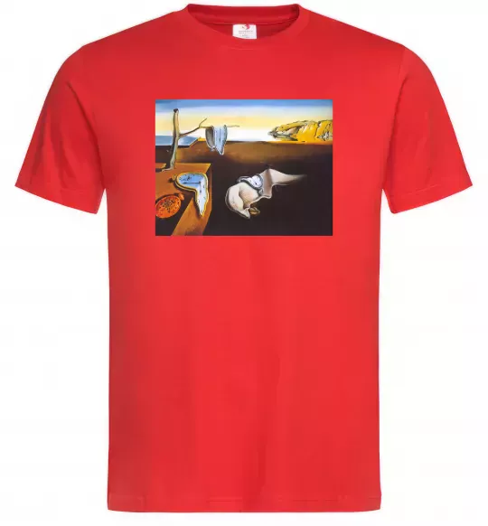 Мужская футболка Постійність пам'яті Красный фото