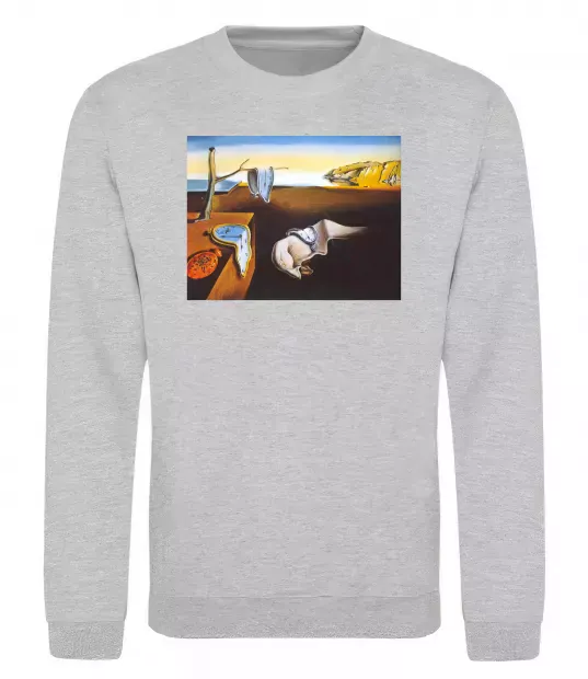 Свитшот Постійність пам'яті Серый меланж фото