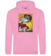 Женская толстовка (худи) Two Girls Reading Books Розовый Женская толстовка (худи) Two Girls Reading Books Розовый фото